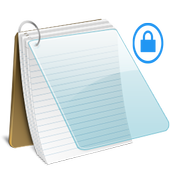 Notepad with Lock icon