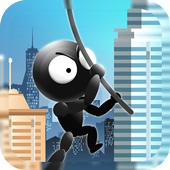 Stickman Avenger Rope Swing icon