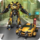 Futuristic Robot Car Fighting