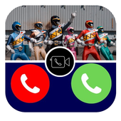 مكالمة مزيفة  Power's Rangers Prank Dino أيقونة