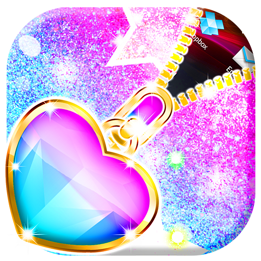 Glitter Zipper Lock Screen icon