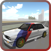 Retro Tuning Racing Car icon