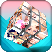 3D Collage Photos Editor أيقونة