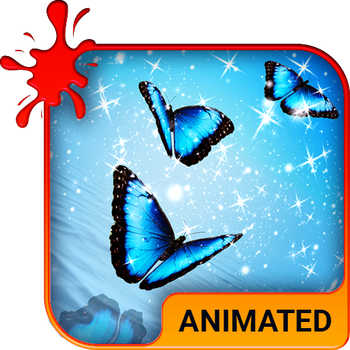 Blue Butterfly Wallpaper Theme icon