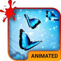 Blue Butterfly Wallpaper Theme on 9Apps