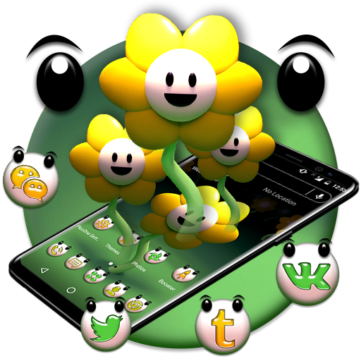Cute Sunflower Launcher Theme icon