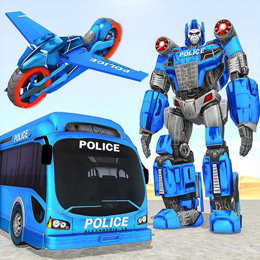 ikon Bus Robot Transforming Game - Gorilla Robot Game