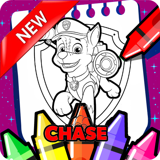 Coloring Puppy paw the Dog icon