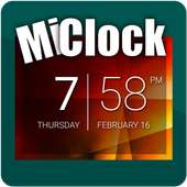 MiClock - Divided Clock Widget on 9Apps