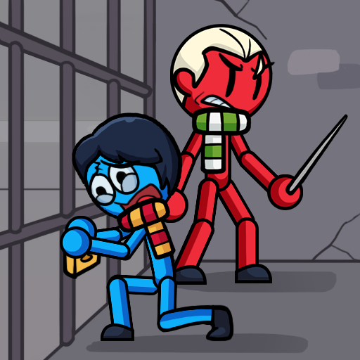Red And Blue Stickman Prison icon