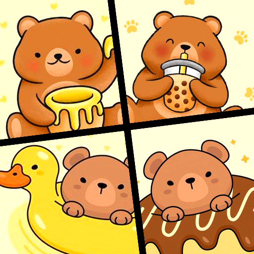 Cute Bear Cartoon Wallpaper 🧸 icon