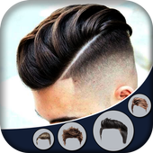 Man Hairstyle Camera Photo Booth icon