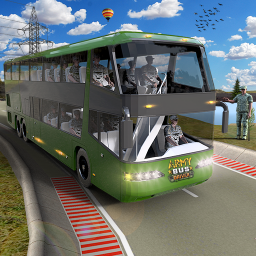 Real Army Bus Transporter Game icon