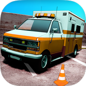 Ambulance Car Sim 3D icon