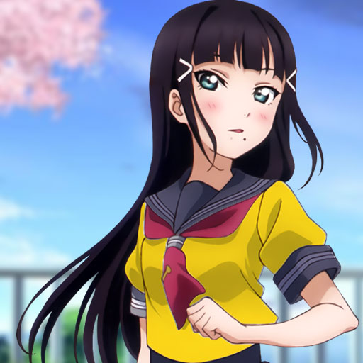 Sakura Girl High School Sim 3D icon