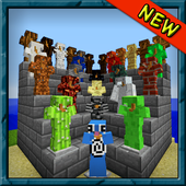 Armor mod for minecraft pe أيقونة