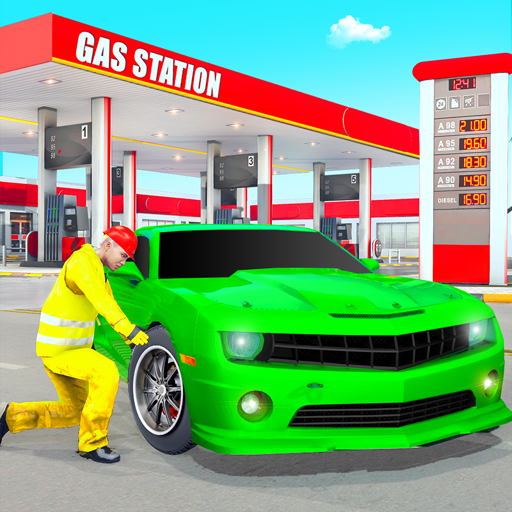 Gas Station Car Mechanic Sim icon