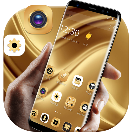 Gold Luxury Extravagant Business Theme icon