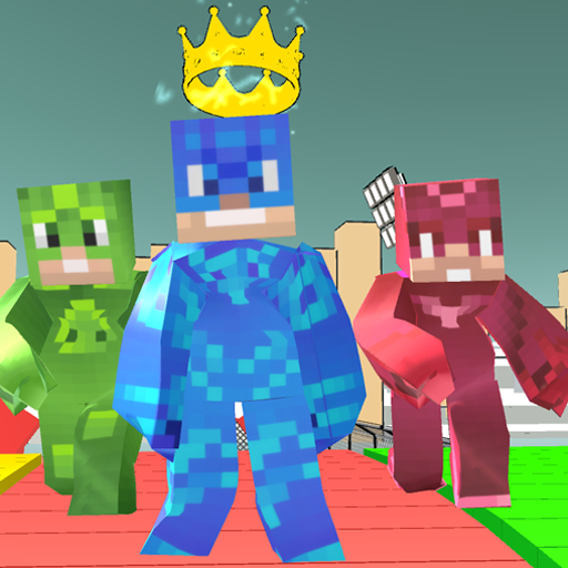 Pixel Masks Superheroes Craft Run icon