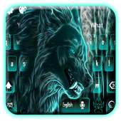 Neon Wolf Keyboard Theme