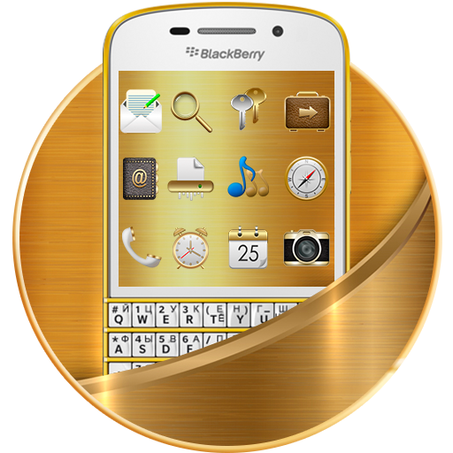 Gold Aureate BlackBerry Theme icon