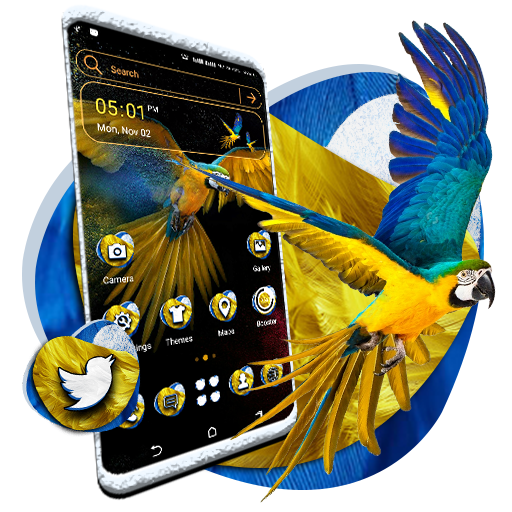 Macaw Parrot Launcher Theme icon