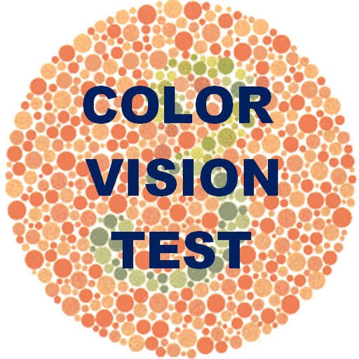 Colour Blindness Test. icon