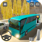 Mountain Hilly Tracks Bus Racing 3D icon