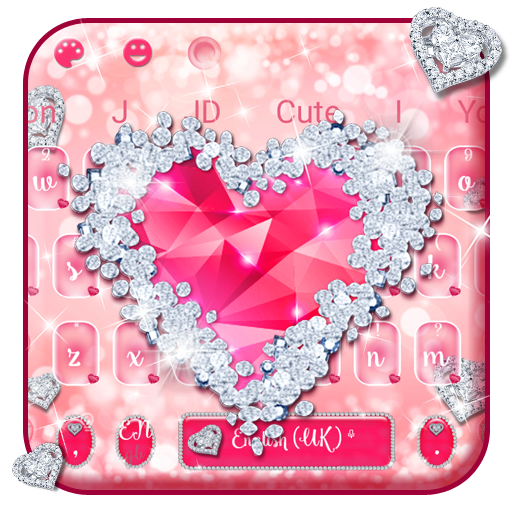 แป้นพิมพ์ Rose Diamond Heart icon