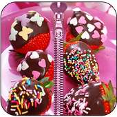 Candy Zipper Lock Screen