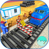 Train Tracks Bridge Builder Construction Simulator icon