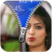 Girl Friend Zipper Lock Screen icon