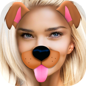 Snap Photo Doggy Face icon