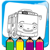 Tayo Little Bus Coloring icon
