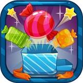 Sweet Candy game with rainbow magic world free:kid