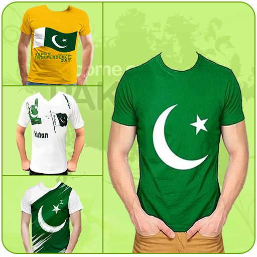 Pakistan Flag Shirts Photo Editor App 2019 icon