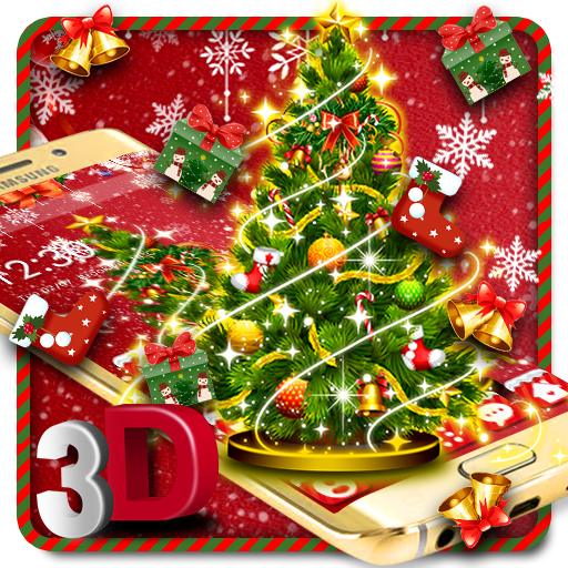 Shiny Merry Christmas Tree Gravity Theme icon