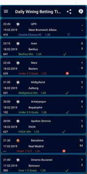 Daily Wining Betting Tips screenshot 1