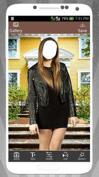 Girls Short Dress Photo Editor 3 تصوير الشاشة