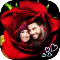 Red Rose Photo Frame - Rose Photo Effect on 9Apps