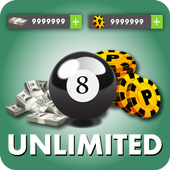 Coins for 8 ball pro Prank icon