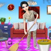 Sweet Girl House Cleanup: Home Cleaning Game icon