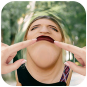 Photo warp-body botox camera,body shaper icon