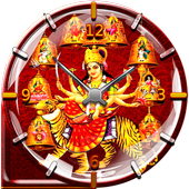 Durga Mata Clock LiveWallpaper icon
