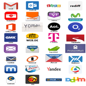 Emails all in one icon