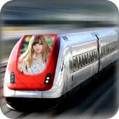 Metro Train Photo Frame