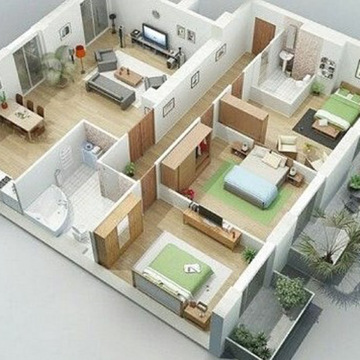 3D House Design icon