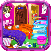 Tattoo shop clean up icon