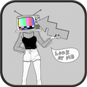 TV Woman GO locker theme icon