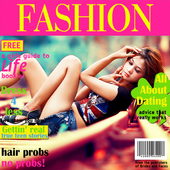 Magazine Cover Photo Effect icon
